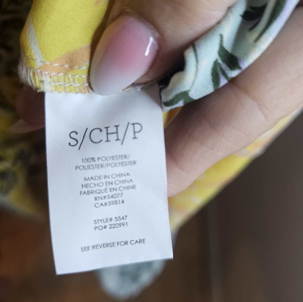 Yellow/multi color Cabi tunic top - Picture 9 of 9